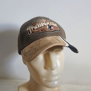 Cowboy Original Trailblazin Legend Horse Brown Tan Embroidered Hat Cap